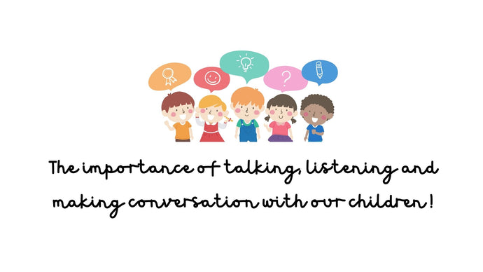 The importance of talking and listening to our children!