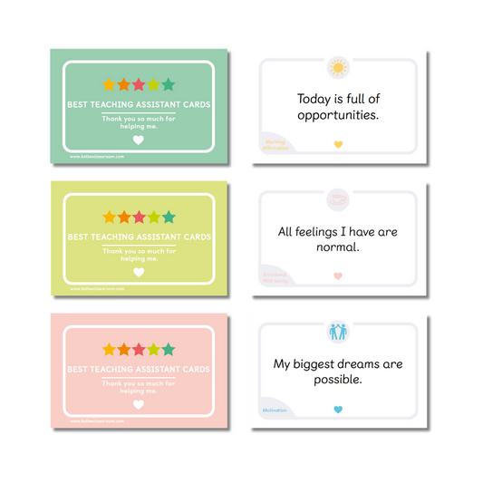 Best Teaching Assistant Cards