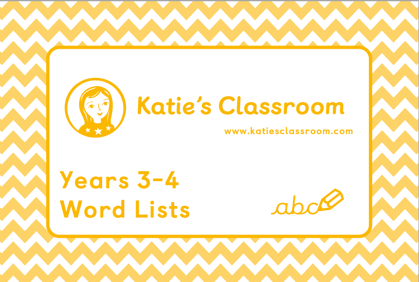 Years 3-4 Word Lists