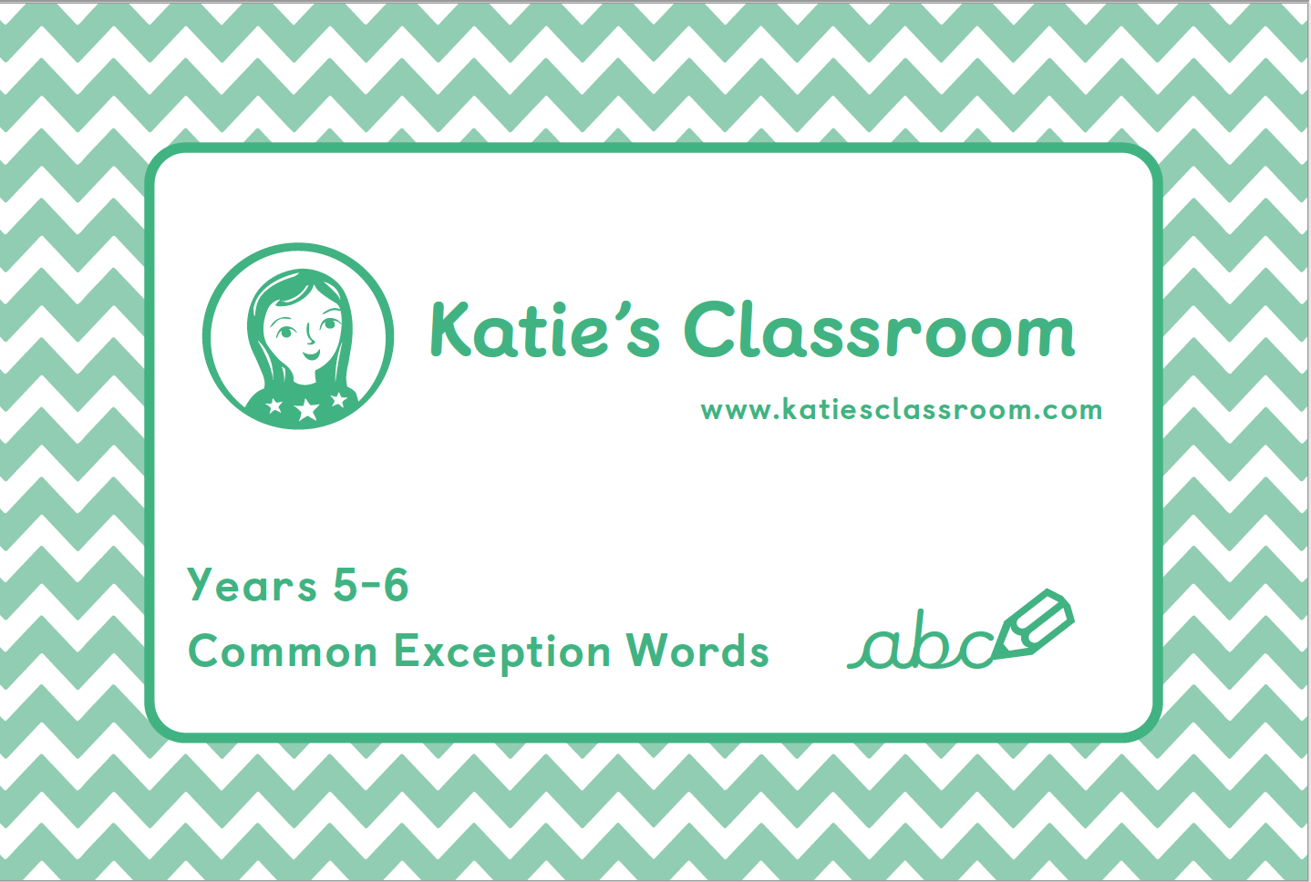 Years 5-6 Common Exception Words